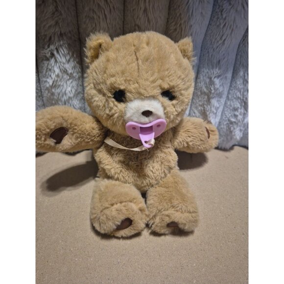 Little Live Pets Cozy Dozy Bear Cubbles Plush W Blanket Works 9" - Picture 1 of 2